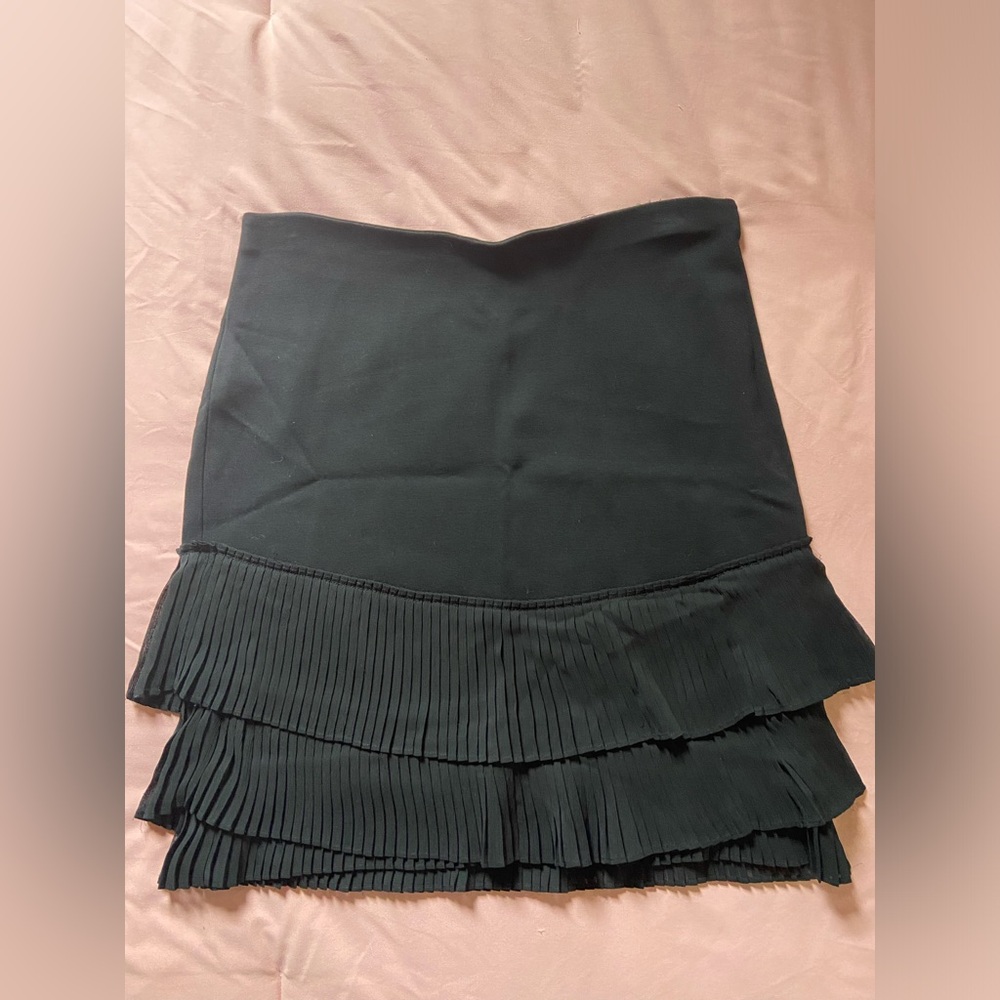 Ann Taylor Black Cocktail Skirt